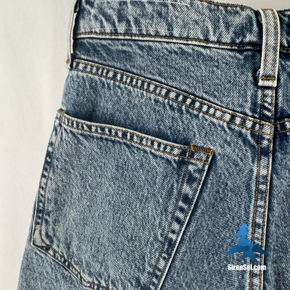 1282 rag & bone Maya High-Rise Short – 26 – Calypso (Blue) - Picture 9 of 16